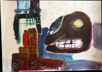 Acryll and oilpastel on paper, 2011